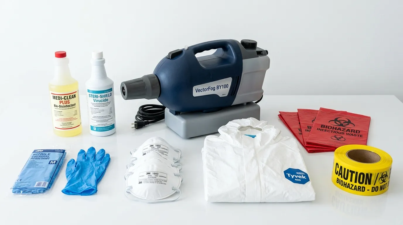 Professional biohazard remediation crew working in Sylvania